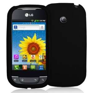 TM) Brand   Black Silicone Rubber Gel Soft Skin Case Cover New for LG 