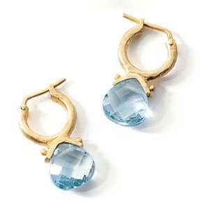   Blue Topaz Briolette Earring (5.00 cts.tw.) Evyatar Rabbani Jewelry