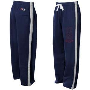   New England Patriots Navy Blue Game Fleece Pants: Sports & Outdoors