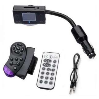 Bluetooth Car Kit Vehicle FM Transmitter MP3 Player Steering Wheel 
