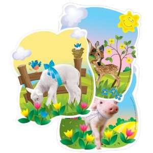 Eureka 5 Inch Paper Cut Outs, Assorted Everything Spring, Package of 