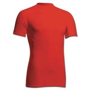  Power Tek Compression Crew Neck (Red): Sports & Outdoors