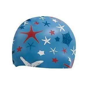  Sporti Starfish Silicone Swim Cap Silicone Swim Caps 
