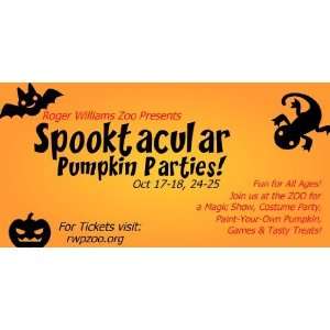  3x6 Vinyl Banner   Spooktacular Pumpkin Party: Everything 