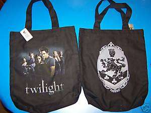 Twilight Cullen Crest Cast Tote Bag Book Satchel Edward  