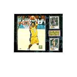  NBA Lakers Kobe Bryant # 8. Two Card Player Plaque: Sports 