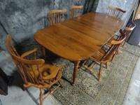 BEAUTIFUL HEYWOOD WAKEFIELD DINING ROOM SET TABLE AND CHAIRS WOW 
