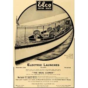   Launches Motor Speed Boats   Original Print Ad: Home & Kitchen