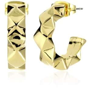  Jenny Bird Essentials Gold Rocker Hoop Earrings Jewelry