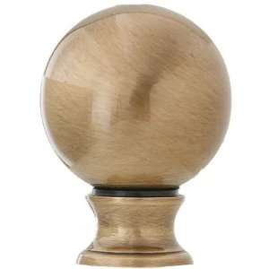   Co. FN34 AB88, Decorative Finial, Antique Brass 1.5 inch Ball Home