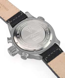 Mens Black Chronograph Dive Watch Sottomarino SM50095 L  