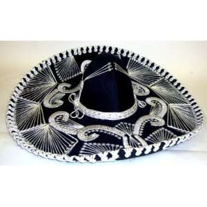    Mexican Mariachi Velvet Charro Hat  Large Size Toys & Games