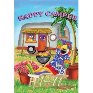 Happy TiKi Parrot Camping RV Trailer Standard Flag Patio 