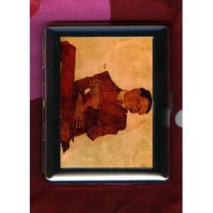  Portrait of Arthur Roessler Egon Schiele ID CIGARETTE CASE 