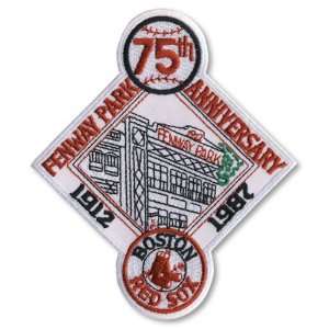  1987 Boston Red Sox Fenway Park 75th Anniversary Patch 