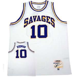 Adidas Southeastern Oklahoma State Savages #10 Dennis Rodman White 