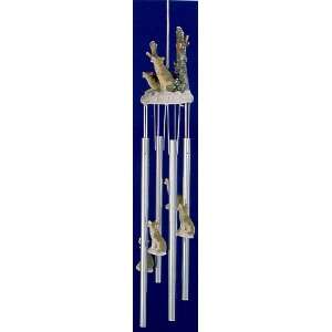  Wolves 3d Wolf Pack Colorful Poly Resin 4 Tube Hanging 
