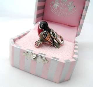 Auth Juicy Couture Pave Song Bird Charm  