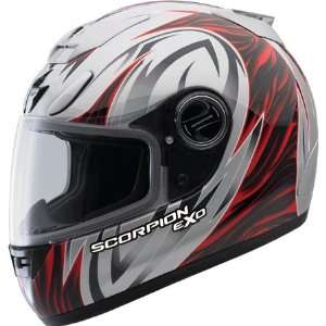   EXO 700 Predator Full Face Helmet X Large  Silver Automotive