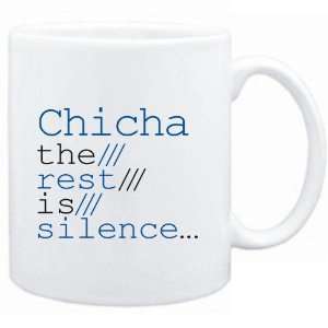  Mug White  Chicha the rest is silence  Music Sports 