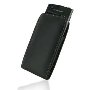  PDair VX1 Black Leather Case for Sony Ericsson Xperia Ray 