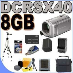  Sony DCR SX40 Palm Sized Camcorder with 60X Optical Zoom 