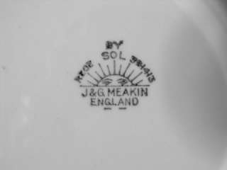 Vintage J&G Meakin Flat Rim Soup Bowl by Sol 391413  