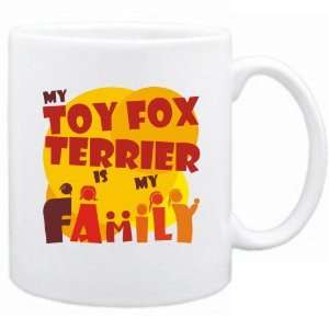    New  My Toy Fox Terrier Is My Family  Mug Dog: Home & Kitchen