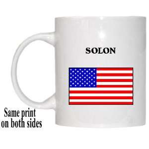  US Flag   Solon, Ohio (OH) Mug 
