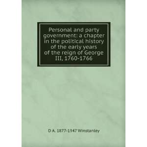  Personal and party government a chapter in the political 