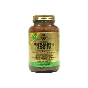 Solgar   Vitamin E Mixed   400 IU   50 vegetable capsules