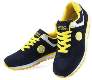 New MENS Paperplanes Running Navy shoes ALL SIZE  