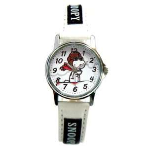 Snoopy Flying Ace Watch   Peanuts White Wrist Watch