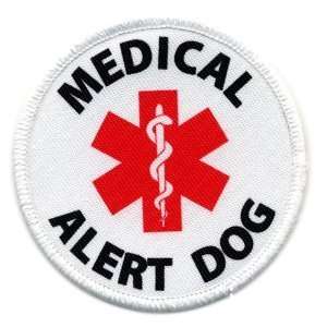   Clam Medical Alert Dog 2.5 Inch Sew on Patch Arts, Crafts & Sewing