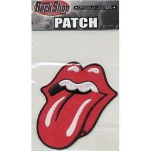   : Rolling Stones Iron on or Sew on Tongue Logo Patch: Home & Kitchen