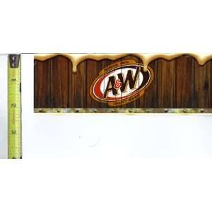 Large Rectangle Size A & W Root Beer LOGO Soda Vending Machine Flavor 
