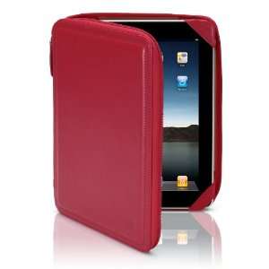  Sena ZipBook Leather Case for iPad (Red) Electronics