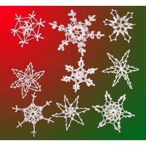 Christmas Ornaments, Hand Crotcheted Snowflake Ornament  
