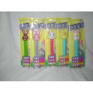 Pez Spring Easter Theme Candy Dispenser with 3 Candy Packs:  