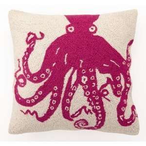  Red Octopus Hook Pillow