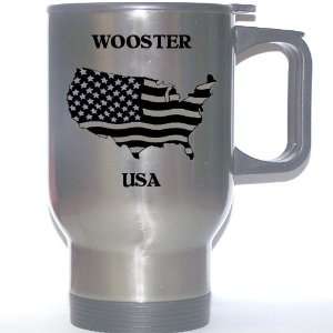  US Flag   Wooster, Ohio (OH) Stainless Steel Mug 