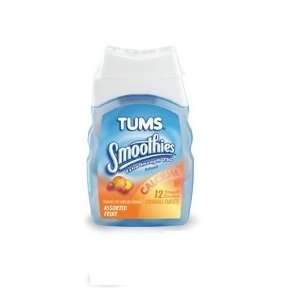  Tums Smooth Dissolve Chewable Tablets Assorted Fruit   60 tablets 