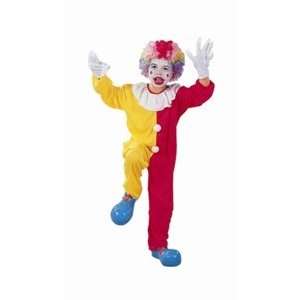  Childs Circus Clown Costume Size Large (12 14): Toys 