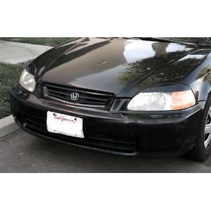    96 98 Honda Civic Headlights Eyelids Eyebrows Black 97 Automotive