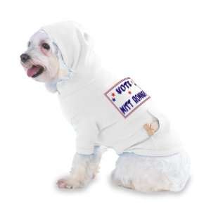  VOTE MITT ROMNEY Hooded T Shirt for Dog or Cat LARGE 