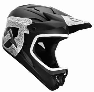 Sixsixone Comp Shifted Helmet Matte Black/White Downhill Gravity Full 