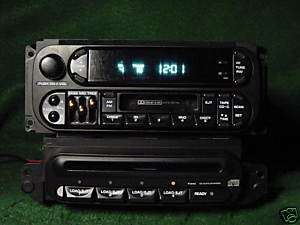 Chrysler Jeep Dodge Cassette Radio + 4 CD changer  