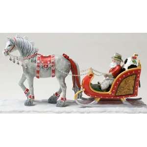  on Horse Pulled Sled Centerpiece Ltd. Ed. by Enesco  : Home & Kitchen