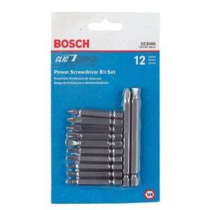  Bosch CC2480 Clic Change 12 Piece Screwdriver Bit 