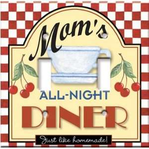  Plate Cover Art Moms All Night Diner Food DBL